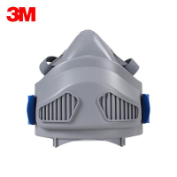 3M 硅胶半面型单滤盒防尘面罩 7772CN 单个装