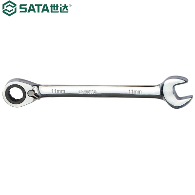 世达(SATA) 全抛光双向快扳 46604 11MM (单位:把)