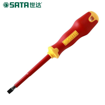 世达(SATA) T系列VDE绝缘一字螺丝批3x100MM 61322