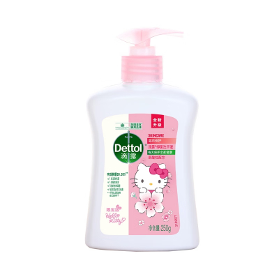 滴露 泡沫抑菌洗手液 樱桃芬芳250ml Hello Kitty 限定版