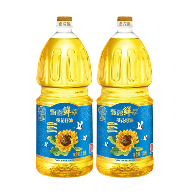 金龙鱼 甄露鲜萃葵花籽油1.8L*2 会员礼品