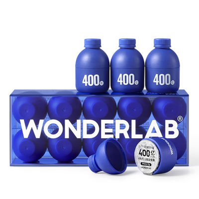 WONDERLAB 小蓝瓶益生菌 即食益生菌 成人儿童益生元冻干粉 10瓶装