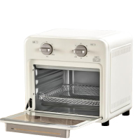 美的(Midea)家用9L迷你 空气炸烤箱 低脂烘烤炸 上下加热 双旋钮控制 PT10X2