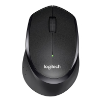 罗技(Logitech)无线办公鼠标 办公室舒适轻音鼠标 B330 黑色