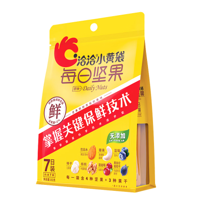 洽洽 小黄袋每日坚果 750g礼盒 25g*30包 混合坚果零食 750g(30袋)