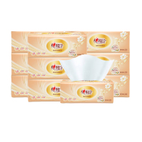 心相印 抽纸 金装金典100抽三层塑装纸面巾9包装(DT55100/DT58100随机发)