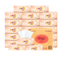 心相印 抽纸 金装经典系列24包100抽3层塑装纸面巾 DT55100(箱装)