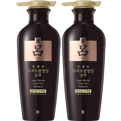 吕(RYO) 洗发水 黑吕臻参焕活御时昇机洗发水 400ml