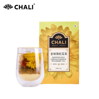 CHALI 养生茶金银菊杞花茶35g茶包金银花菊花茶泡水凉茶10包