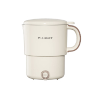 美菱(MELNG) 电热水壶便携式折叠壶烧水壶电水壶 双层防烫 两档调温 0.8L大容量 MH-LC8003