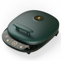 利仁(Liven) 电饼铛 家用双面加热自动恒温煎烤锅 33CM大口径 LR-D3306 绿色