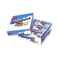 knoppers德国进口 优力享牛奶榛子巧克力威化饼干600g盒装(24包) 礼盒