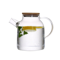 加厚玻璃凉水壶耐热玻璃果汁壶扎壶 单壶 1.8L