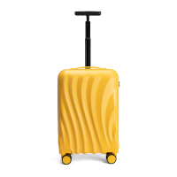 形象派(X.X.PIE) 行李箱24寸大容量旅行箱万向轻音轮旅行箱密码箱拉杆箱 xxp-T517 琥珀黄