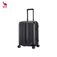 爱华仕(OIWAS) 拉杆箱 万向轮行李箱 双层拉链护角硬箱24英寸 OCX6367 黑色