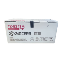 京瓷(KYOCERA)TK-5243M 品红色墨粉/墨盒 适用M5526cdn/M5526cdw/P5026cdn/P5026cdw打印机墨粉盒