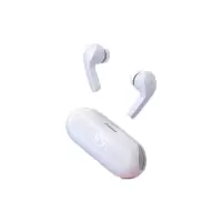 纽曼(Newmine)TWS真无线蓝牙耳机HIFI音质超长续航口红水晶果冻耳机JT93E 白色