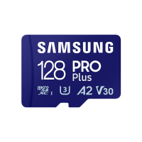 三星(SAMSUNG)128GB TF MicroSD 内存卡 4K高速蓝卡 U3A2V30 读速180MB/s/个
