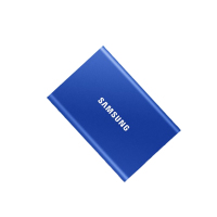 三星(SAMSUNG)1TB Type-c USB3.2移动固态硬盘PSSD) T7蓝色NVMe传输速度1050MB/s