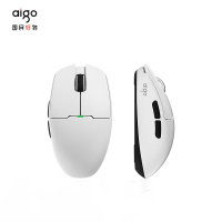爱国者(aigo)游龙GM80 plus 冰川 有线无线三模电竞游戏机械鼠标 中小手办公蓝牙充电人体工学鼠标