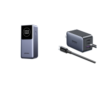 绿联 能量湃Pro充电宝20000毫安130W/PD100W快充+65W氮化镓套装配1.5米快充线