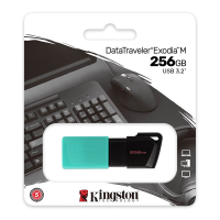 金士顿(Kingston)256GB USB3.2 Gen 1 U盘 DTXM 大容量U盘 滑盖设计 多彩时尚 学习办公
