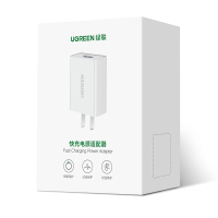 绿联18W快充头+3AType-C数据线1米适用苹果15/华为P50/Mate40/30/荣耀60pro小米USB安卓