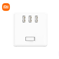 小米(MI)魔方转换器/有线版USB插座/插线板/插排/排插/拖线板/插板/接线板 3USB接口 全长1.5米