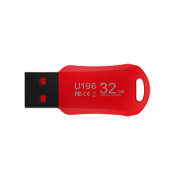 朗科(Netac)32GB USB2.0 U盘U196 黑旋风车载电脑两用闪存盘 黑红色小巧迷你加密U盘
