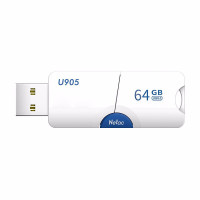 朗科(Netac)64GB USB3.0 U盘U905 精灵推拉式高速闪存盘 加密U盘