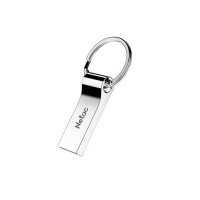 朗科(Netac)8GB USB2.0 U盘U275银色 创意电脑车载钥匙圈加密U盘防水闪存盘