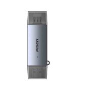 品胜USB/Type-C读卡器3.0高速SD/TF多合一双卡同读适用电脑苹果15/16手机/iPad相机无人机监控内存卡