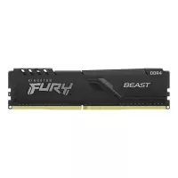 金士顿(Kingston)FURY 16GB DDR4 2666 台式机内存条 Beast野兽系列 骇客神条
