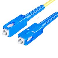 山泽(SAMZHE)光纤跳线 电信级SC-SC单模单芯 低烟无卤环保入户光纤线 收发器尾纤 20米G0-SCSC20