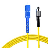 山泽(SAMZHE) 光纤铠装跳线 SC-SC单模单芯 50米KG0-SCSC50