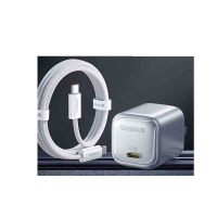 倍思同芯充 45W苹果16充电器氮化镓 iPhone16ProMax快充头pd30W手机ipad平板Type-C插头+灵