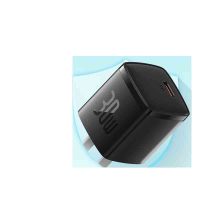 倍思 苹果数据线航空C转L20W 2m 黑+30W小方块Pro充电器1C 黑 适用于iPhone系列充电数据线