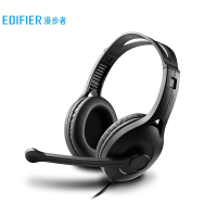 漫步者(EDIFIER)K800 头戴式耳机 电脑耳机耳麦 办公教育 学习培训 黑色/副