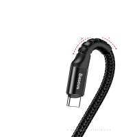 倍思 type-c数据线快充 车载弹簧伸缩充电线适用苹果iPhone15/华为/荣耀/小米/三星/vivo/oppo安