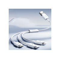 倍思三合一数据线苹果/Type-c/安卓一拖三手机充电短线适用iPhone15/14/13ProMax小米华为线0.5米