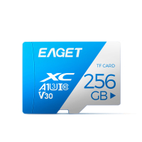 忆捷(EAGET) TF(MicroSD)存储卡 FAT32 小米360监控摄像头行车记录仪内存卡 监控256G