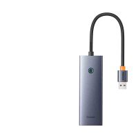 倍思USB3.0扩展坞拓展坞充电器 转千兆网口卡线转接头分线转换器雷电4通用苹果华为笔记本电脑车载