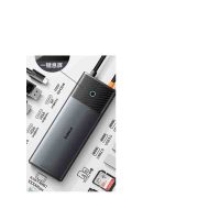 倍思拓展坞Type-C扩展坞充电器双HDMI三屏异显分线转换器4K60Hz通用雷电3/4苹果联想笔记本电脑车载