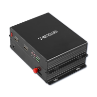 胜为非压缩全高清HDMI视频光端机1路视频+独立音频+RS232+环出光纤延长器FC接口20KM一对 BHGD011PG