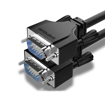 胜为(shengwei)VGA线 纯铜高清线3+6针/针 电脑显示器屏连接线 电视投影仪视频线转换器信号线1米