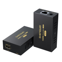 胜为 HDMI网络延长器 RJ45网线传输高清HDMI 60米网线延伸信号放大器 一对装 HEC-1045AB