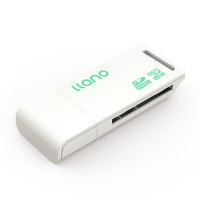 绿巨能(llano)读卡器 多合一 SD/TF读卡器 多功能相机手机读卡器 Micro SD读卡器 二合一