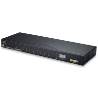 胜为(shengwei)VGA切换器八进一出 电脑屏幕显示器音视频转换器 遥控切换配原装线 VS-5081