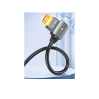 秋叶原(CHOSEAL) HDMI线2.1版 8K@60Hz数字高清线 90度直角弯头线 电脑连接投影仪电视机显示器 1.5米 QS8180