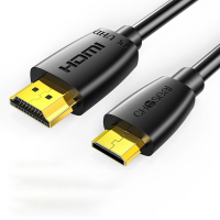 秋叶原(CHOSEAL)Mini HDMI转HDMI转接线 迷你HDMI线 4K60hz 笔记本电脑平板手机电视投影仪连接线 3米 QS8193T3